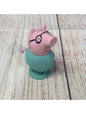 Vintage Peppa The Pig Daddy Pug Play Set Figurine Replacement